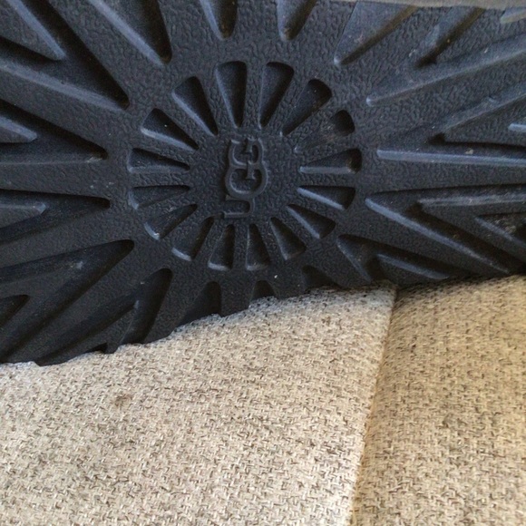 UGG Classic Short II Black Suede Mid-Calf Boots Women’s 9 - Picture 11 of 16